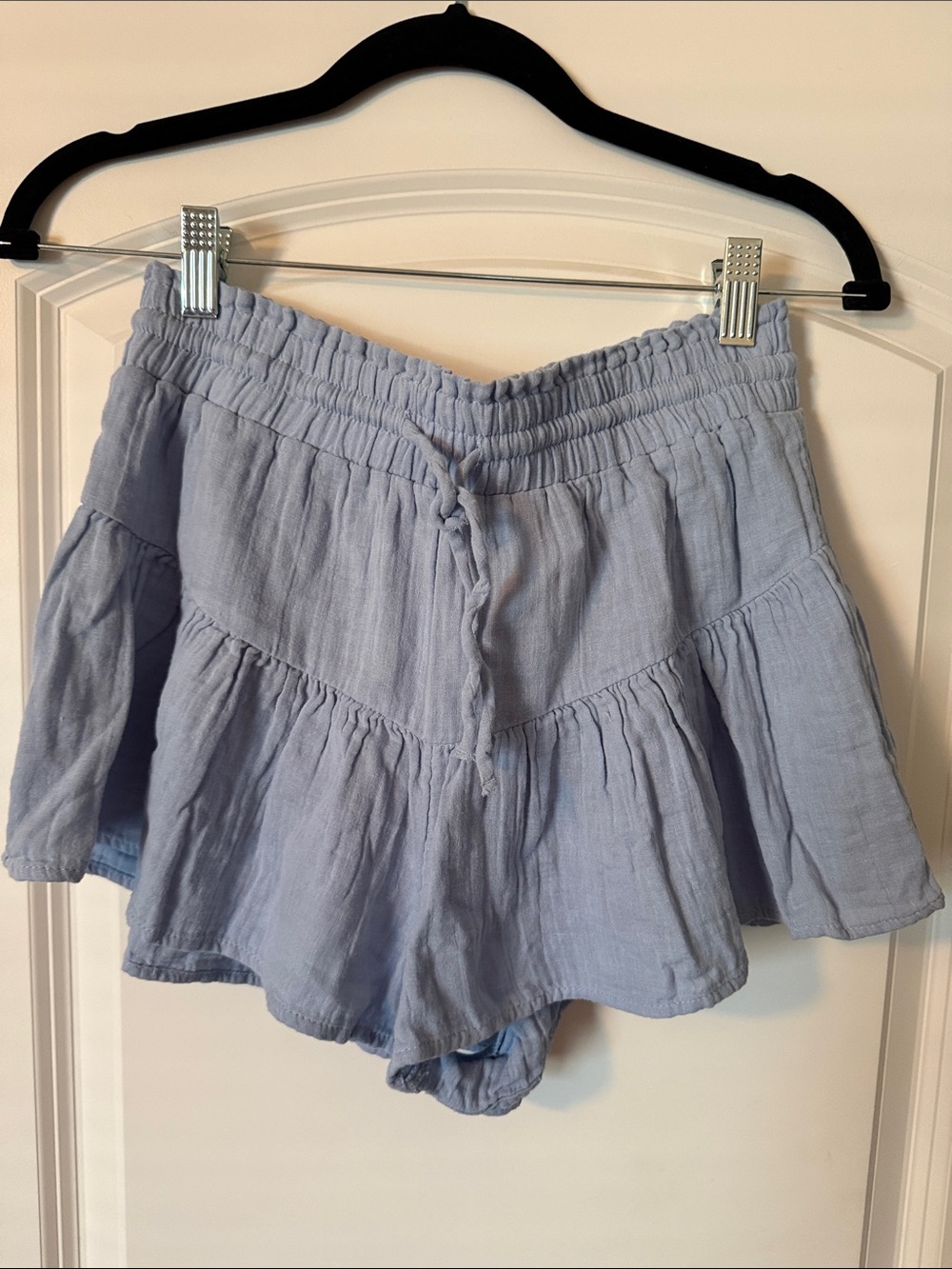 Aeropostale Light Blue Ruffle Women’s Shorts
